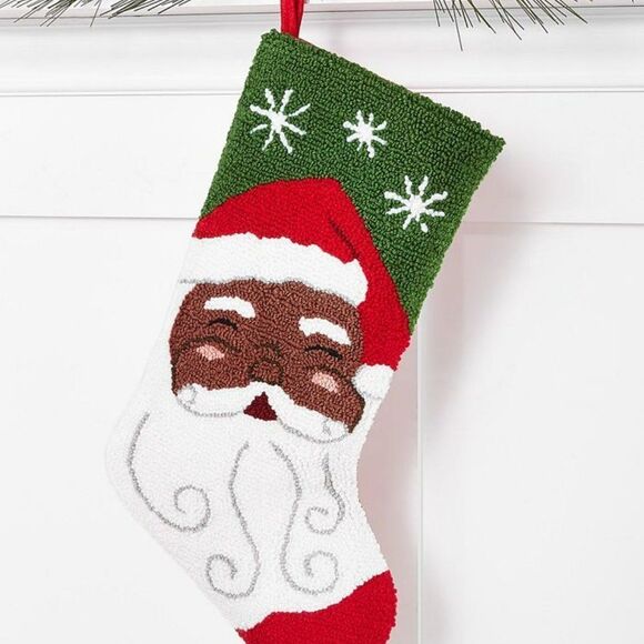 Holiday Lane Santa Stocking - Picture 1 of 1